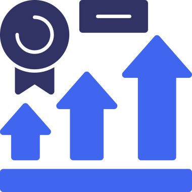 Ok işletmesi büyüme simgesi - özet biçimi