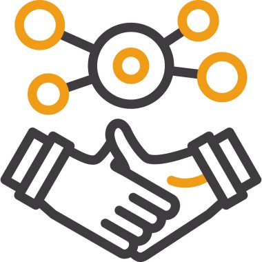 İş birliği işbirliği simgesi