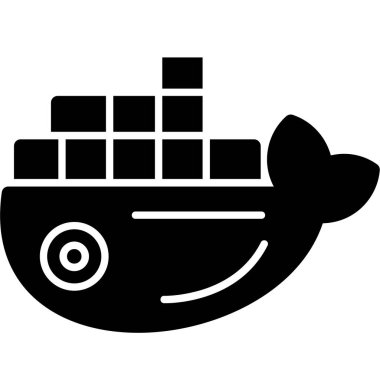 Gemi. Web simgesi basit illüstrasyon