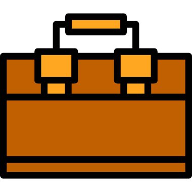 evrak çantası ikonu vektör illüstrasyonu