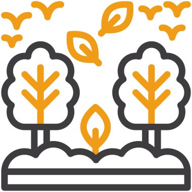 Sonbahar yaprakları simgesi düşmek