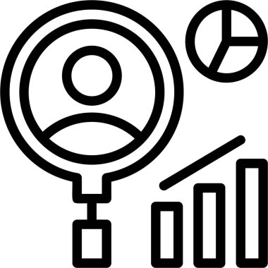 seo modern simgesinin vektör illüstrasyonu