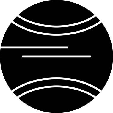 Gezegen. Web simgesi basit illüstrasyon