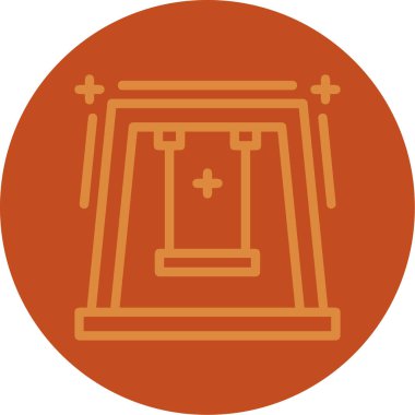 Modern simgenin vektör illüstrasyonu