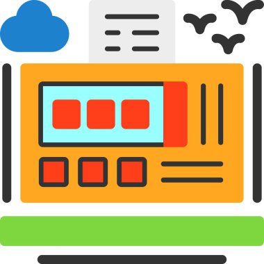 Bulut sunucusu ana hatları doldurulmuş simgeye ev sahipliği yapıyor