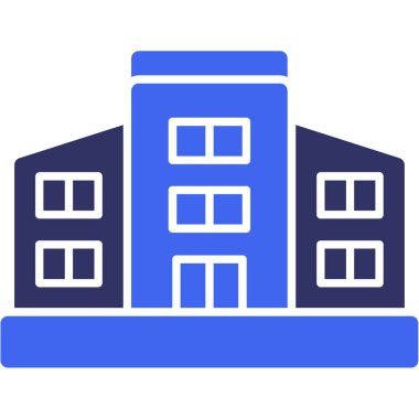 Ev ikonu. vektör illüstrasyonu