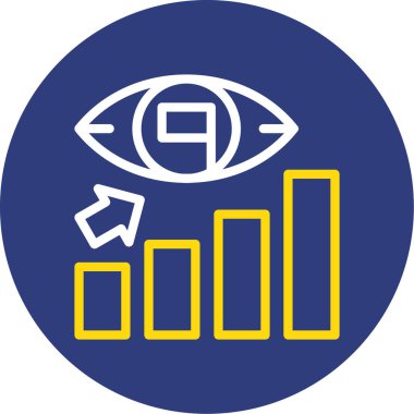 Bir grafiğin vektör illüstrasyonu