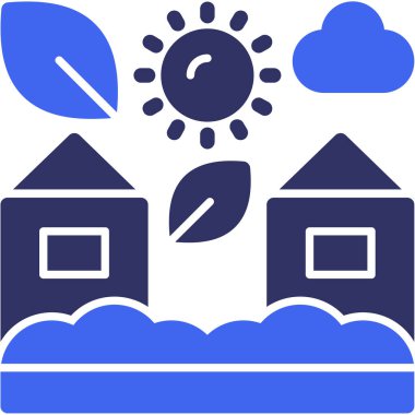 hava durumu web simgesi basit illüstrasyon