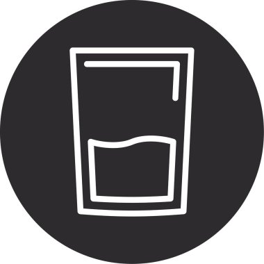 Cam simgenin vektör illüstrasyonu