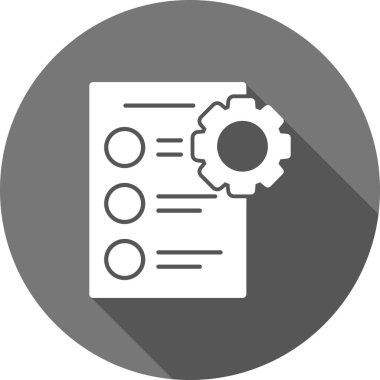 Belge. Web simgesi basit illüstrasyon