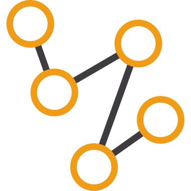 şebeke. Web simgesi basit illüstrasyon