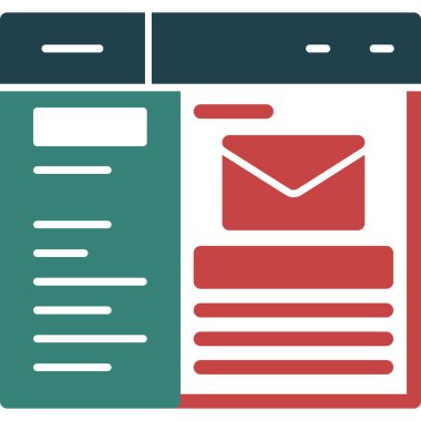 Web sayfası tasarım vektörü illüstrasyonu