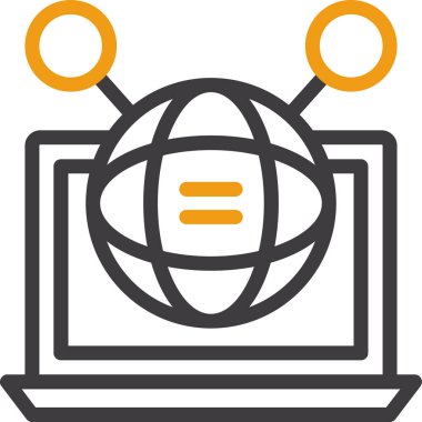 ağ bağlantısı simgesi çizimi