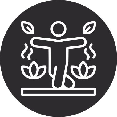 İnsan simgesinin vektör illüstrasyonu