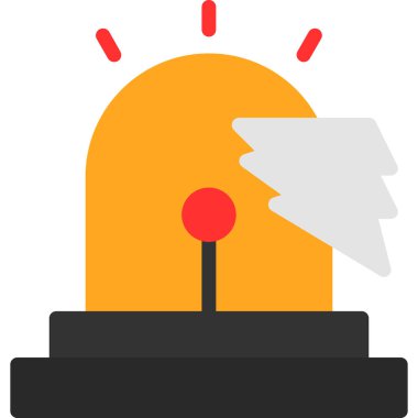 Bir ampul simgesinin vektör illüstrasyonu