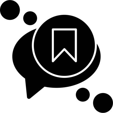 baloncuk sohbet iletişim simgesi ana hat biçiminde