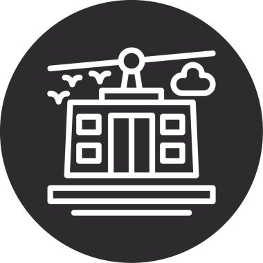 Yapı simgesinin vektör illüstrasyonu