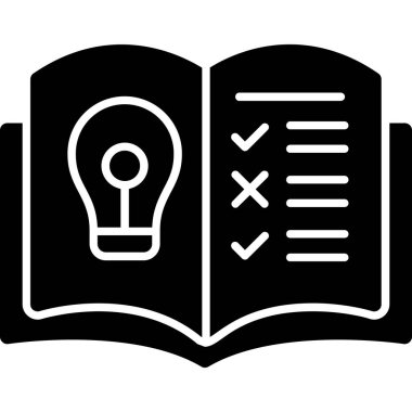 Kitap. Web simgesi basit illüstrasyon