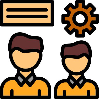 takım çalışması simgesi tasarımı, vektör illüstrasyonu 10 grafiklik