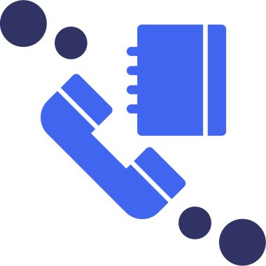 Telefonunuz var. Web simgesi basit illüstrasyon