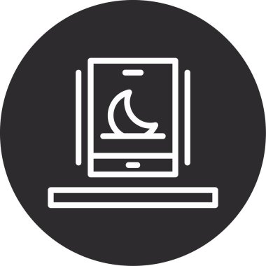 muz simgesi olan dizüstü bilgisayar, satır biçimi