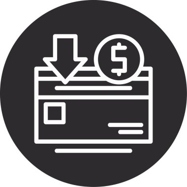 para vektörü simgesi modern basit beyaz illüstrasyon