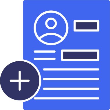 Belge. Web simgesi basit illüstrasyon