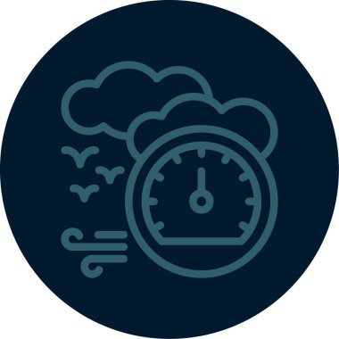 Hava simgesinin vektör illüstrasyonu