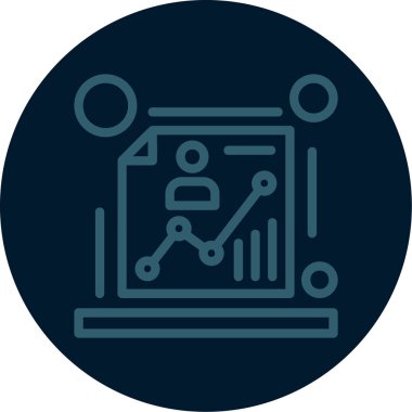 vektör lcd simgesi illüstrasyonu