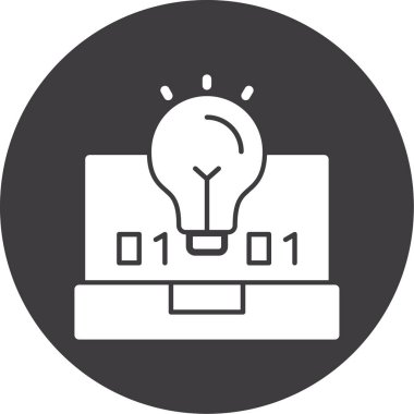 Ampul Simgesi, Vektör illüstrasyonu