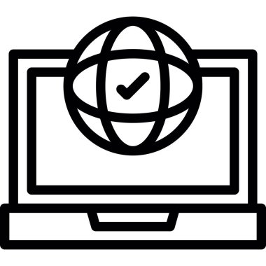 Simgeyi kontrol et, vektör illüstrasyonunu kontrol et