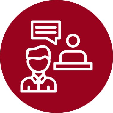 İş ve finans simgesinin vektör illüstrasyonu