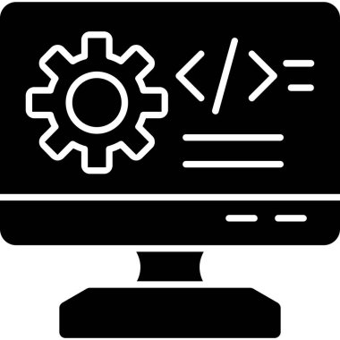 Taslak biçiminde kodlama geliştirme simgesi