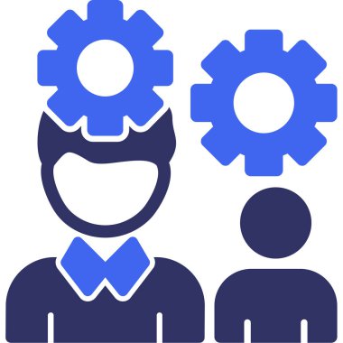 Beyin dişlileri. vektör illüstrasyonu