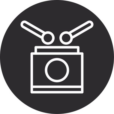 Vektör kamera Simgesi illüstrasyonu