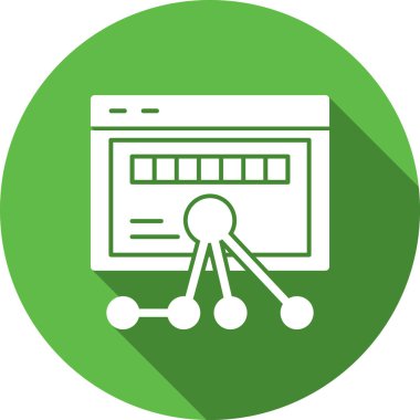 tarayıcı ağ simgesi vektör illüstrasyonu