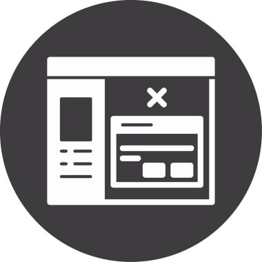 Web tasarım ikonu vektörü