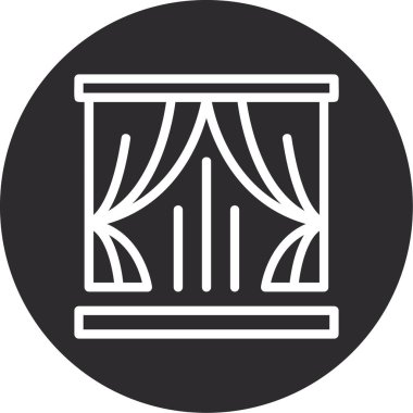 Modern yapı simgesinin vektör illüstrasyonu