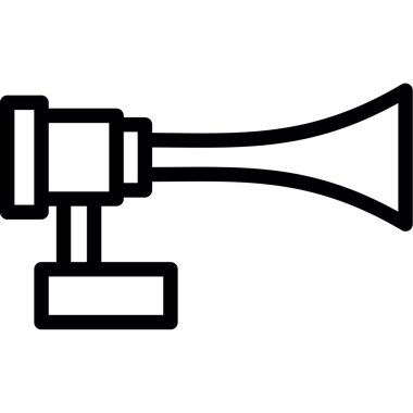 Megafon. Web simgesi basit tasarım