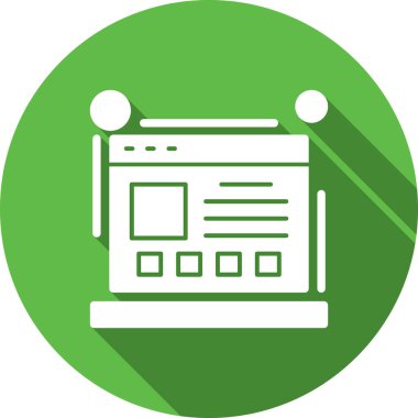 İş ve finans simgesinin vektör illüstrasyonu