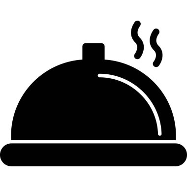 Şef şapka simgesi, vektör çizimi beyaz arkaplanda izole edildi