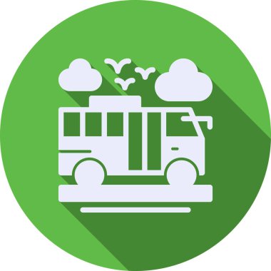 Benzersiz taşıma vektör simgesi