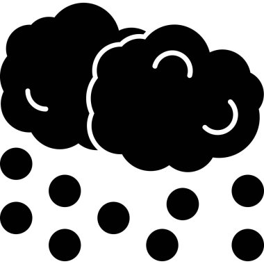 Bulut ikonu. Basit resimleme