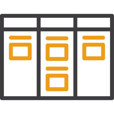 Web simgesi vektör illüstrasyonu