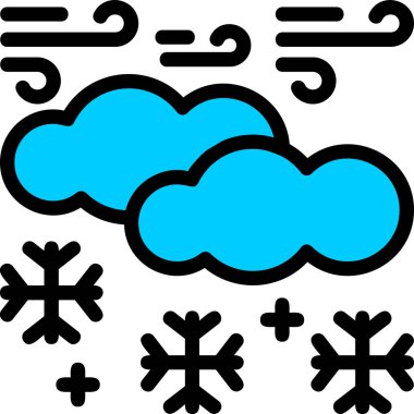 özet biçiminde soğuk hava ikonu