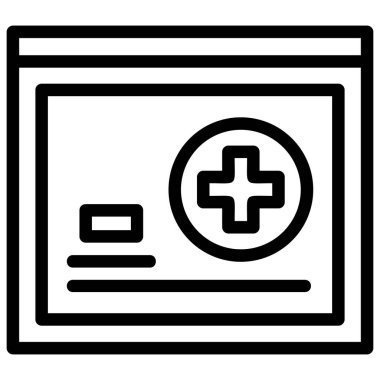 tıbbi simge vektör illüstrasyonu