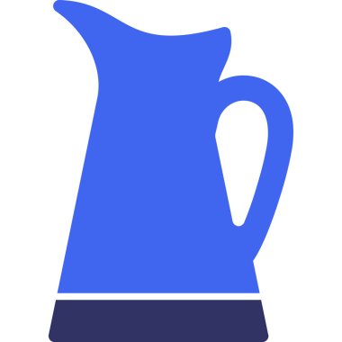 Sürahi. Web simgesi basit illüstrasyon