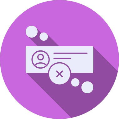 Hesap kartı simgesi - taslak biçimi