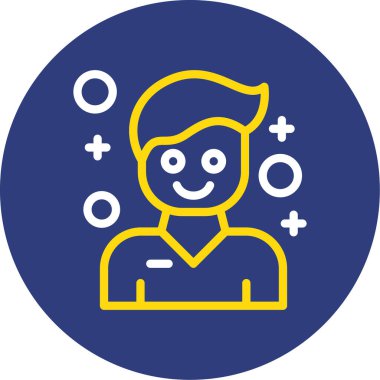 Maskeli bir adamın vektör çizimi