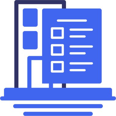 Dosya. Web simgesi basit illüstrasyon